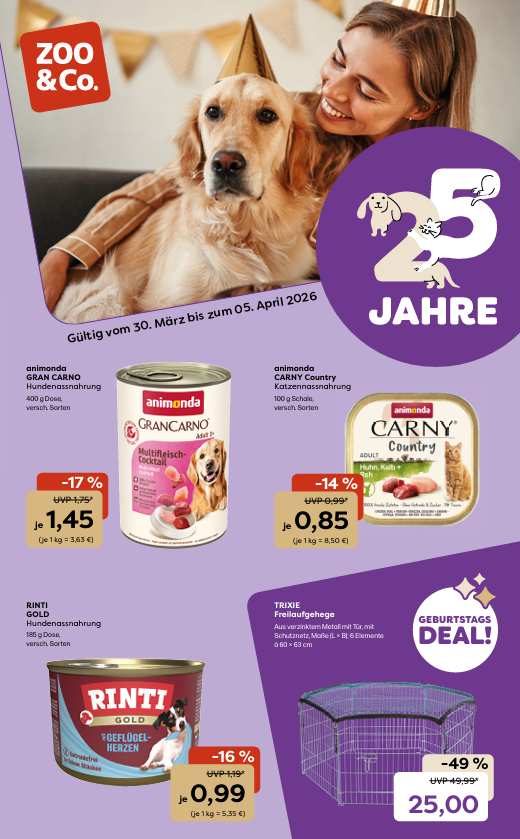 Entdecke unsere XL-Wochenaktion vom 30.03.-05.04.2026!